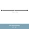 Kenney Mfg Kenney Layla 1" Value Decorative Window Curtain Rod, 30-84", Black KN87002V1NP - alternate 9